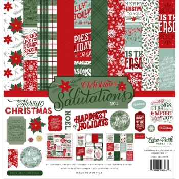 Echo Park - Collection Kit - 12" x 12" - Christmas Salutions