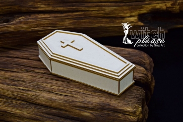 SnipArt Chipboards Witch Please – 3D Coffin