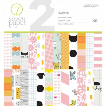 Seven Paper Paper Pad - Hunde / Katzen 6" x 6"