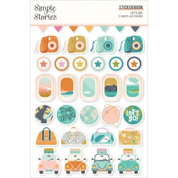Simple Stories Sticker Book - Let's Go!