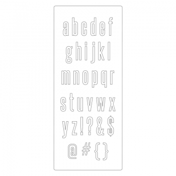 Sizzix BIGZ XL Tim Holtz - Block Talk Lowercase