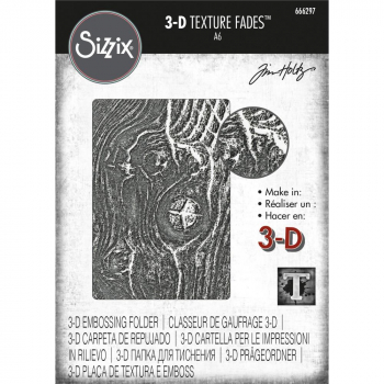 Sizzix Tim Holtz - 3-D Texture Fades - Woodgrain