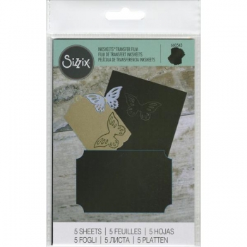 Sizzix Inksheets Transfer Film - Schwarz