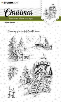 Studio Light Clear Stamps - Christmas - Winter houses