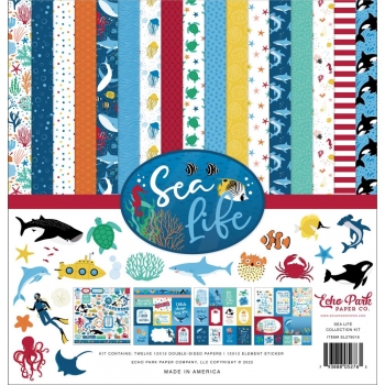 Echo Park - Collection Kit - 12" x 12" - Sea Life