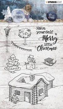 Studio Light Clear Stamps - Snowy Afternoon - Have yoursel a Merry little Christmas