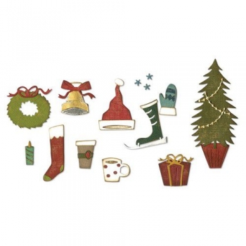 Sizzix Tim Holtz DIE Set - Festive Things