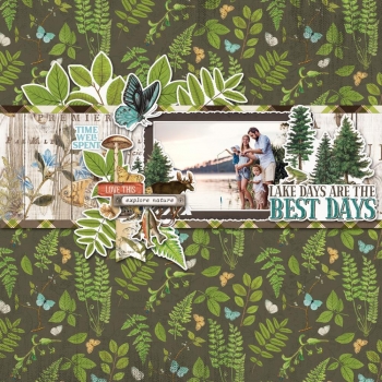 Simple Stories Collection Kit - Simple Vintage Lakeside - 12"