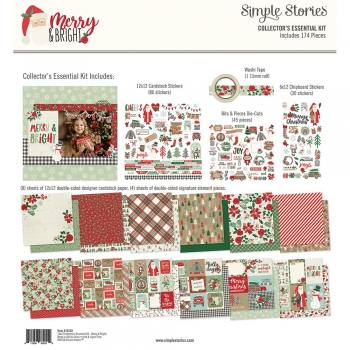 Simple Stories Collector`s Essential Kit - Merry Bright