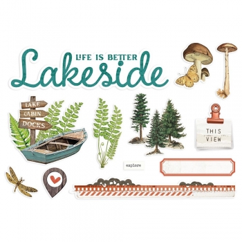 Simple Stories Page Pieces - Simple Vintage Lakeside