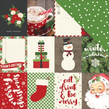 Simple Stories - Very Merry - 3x4 Journaling Card Elements 12"