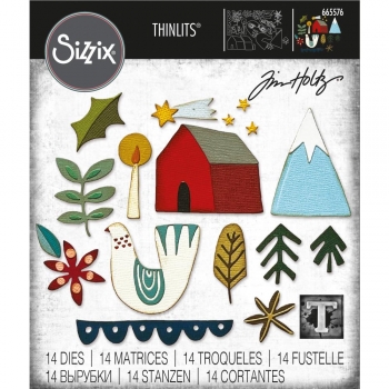 Sizzix Tim Holtz Thinlits - Funky Nordic