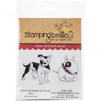 Stamping Bella - Staffie and English Bull Terrier