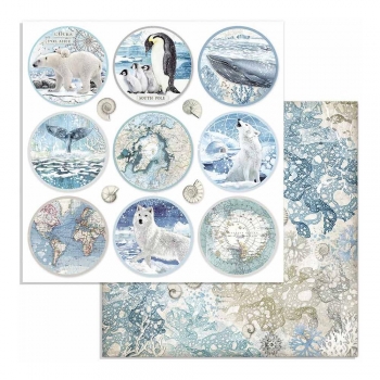 Stamperia - Arctic Antarctic - Rounds 12" x 12"