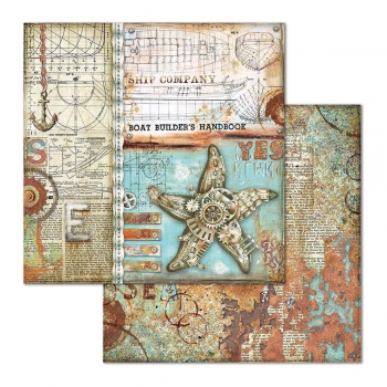 Stamperia Paper Pack - Mechanical Sea World 