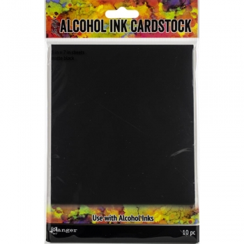 Tim Holz Alcohol Ink Cardstock - matte Black