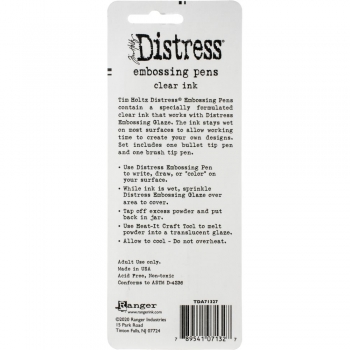 Tim Holtz Distress Embossing Pens - Clear