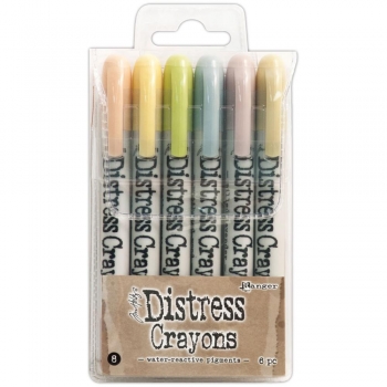 Tim Holtz Distress Crayons - Set #8