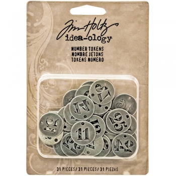 Tim Holtz - Number Tokens