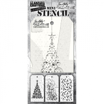 Tim Holtz Mini Layering Stencil Collection - Set 62