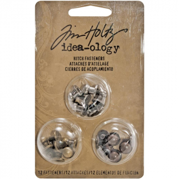 Tim Holtz - 12 Hitch Fasteners