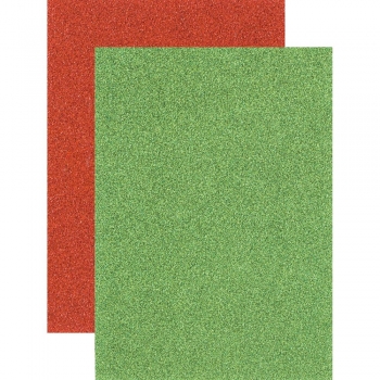 Tim Holtz - Deco Sheets Holiday (Grün / Rot) 