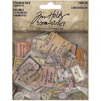 Tim Holtz Ephemera Pack - Curator Snippets 