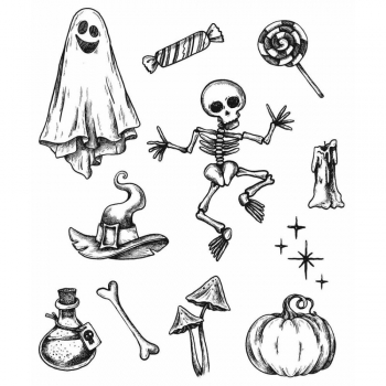 Tim Holtz Stempelset - Halloween Doodles