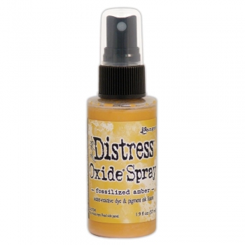 Distress Oxide Spray - Fossilized Amber