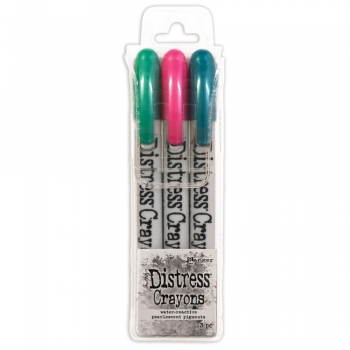 Tim Holtz Distress Crayons - Holiday Crayon Pearl Set #4