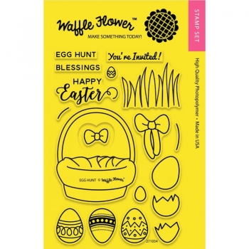 Waffle Flower Clearstamps - Egg Hunt