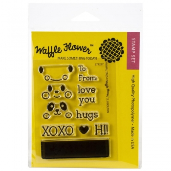 Waffle Flower Clearstamps - Animal Tags