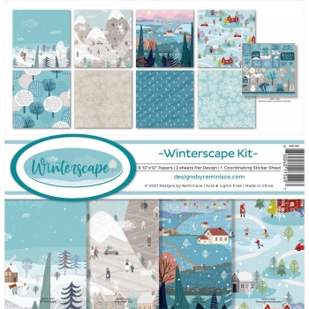 Reminisce - Collection Kit - 12" x 12" - Winterscape Kit