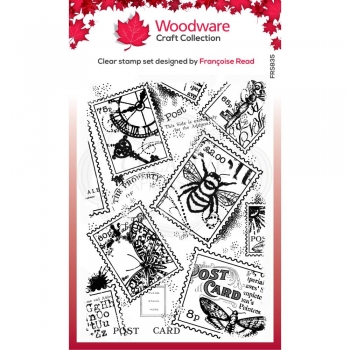Woodware Clear Stamps - Postage Stamps