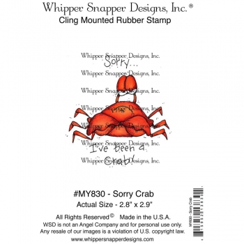 Whipper Snapper Cling - Sorry Crab