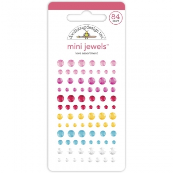 Doodlebug Shape Sprinkles (Strasssteine) - Love Assortment