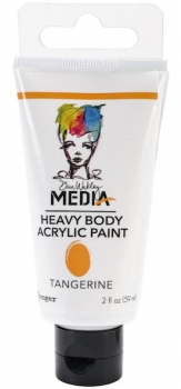 Dina Wakley Media Heavy Body Acrylic Paint - Tangerine