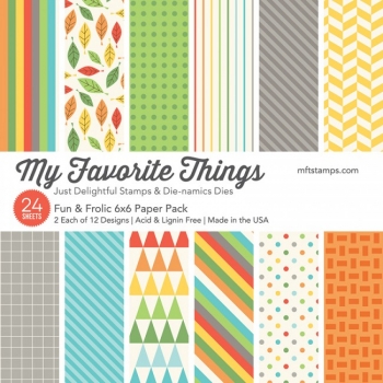 MFT Design Papier 6" x 6" - Fun & Frolic *limitiert*