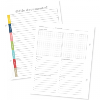 %Sn@p! 26 Planning Inserts- Life Documented Planer Seiten %