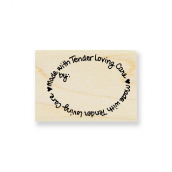 %Stampendous-Made with TLC ( handstamped by )%