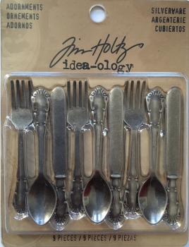 Tim Holtz - Adornments Silverware (Besteck)