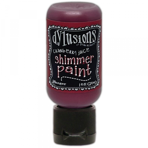 Dylusions Shimmer Paint - Cranberry Juice