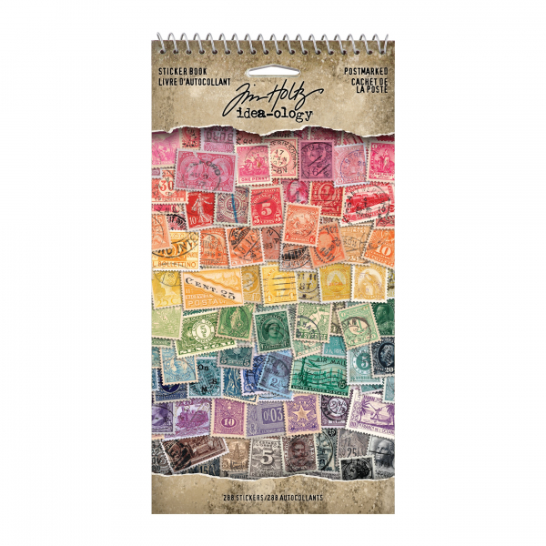 Tim Holtz Sticker Book - Postmarked