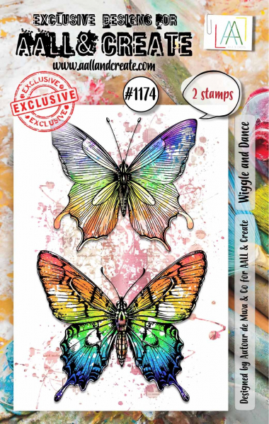 AALL & CREATE Clear Stamps - Wiggle and Dance #1174