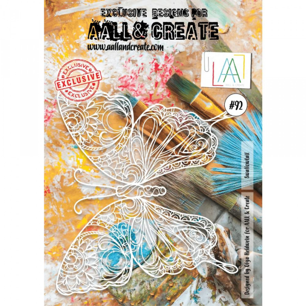 AALL & Create - Stencil - Swallowtail #92