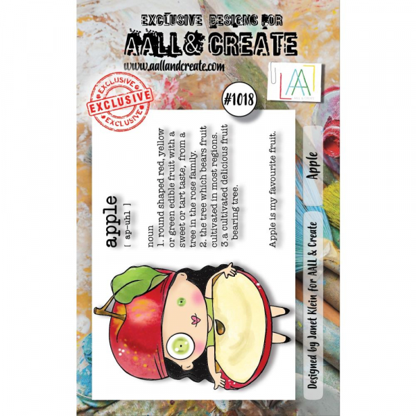 AALL & CREATE Clear Stamps - Apple #1018