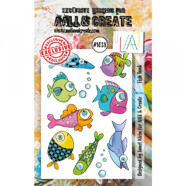 AALL & CREATE Clear Stamps - Fish Tank #1038