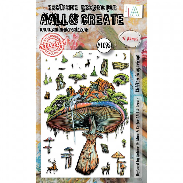 AALL & CREATE Clear Stamps - Clifftop Fungarismo #1095