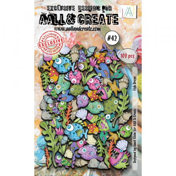 AALL & CREATE Ephemera - Fish Drops #42