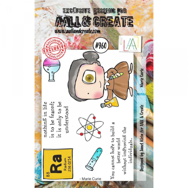 AALL & CREATE Clear Stamps - Marie Curie #960